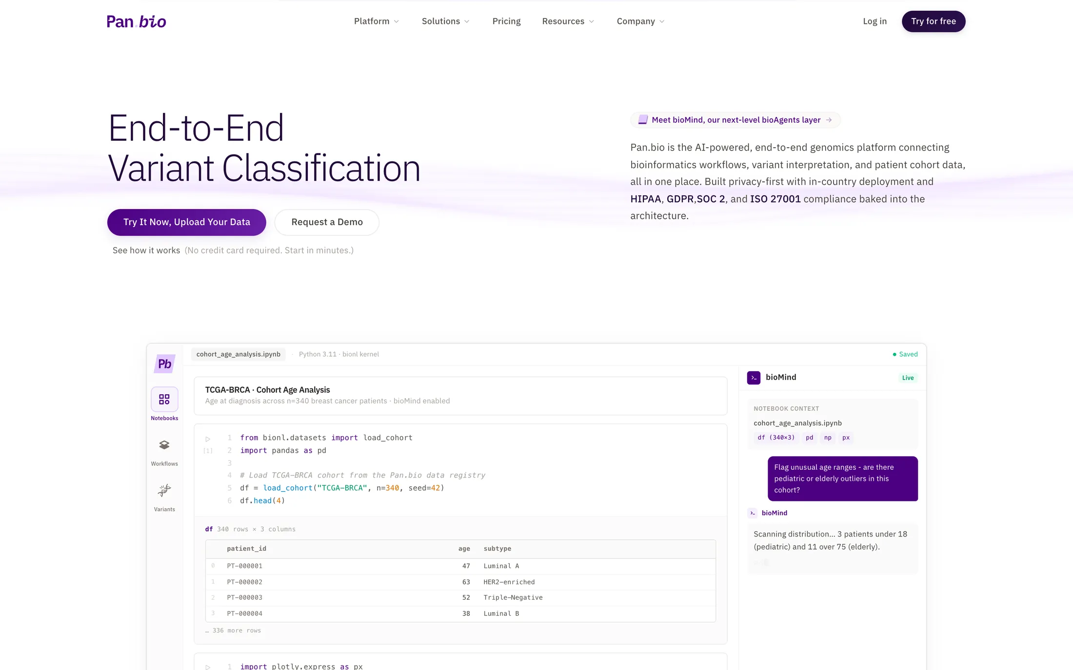 Pan.bio screenshot 1